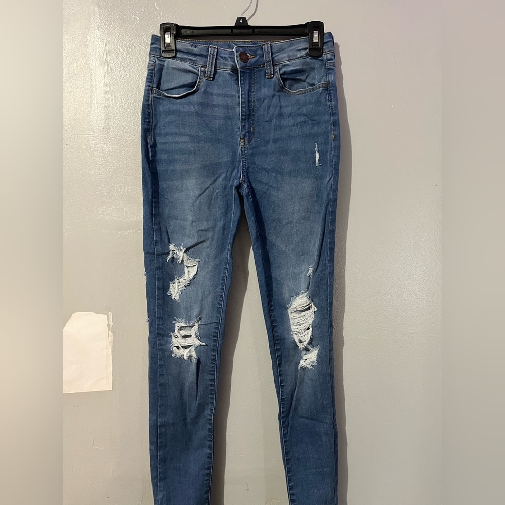 SO super high rise jeggings